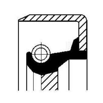 Bague d'étanchéité, boîte de vitesse manuel CORTECO 19034646B