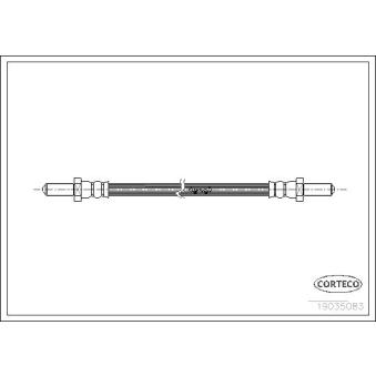 Flexible de frein CORTECO OEM 6983011 Flexible de frein CORTECO OEM 6983011