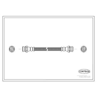 Flexible de frein CORTECO OEM MR129771