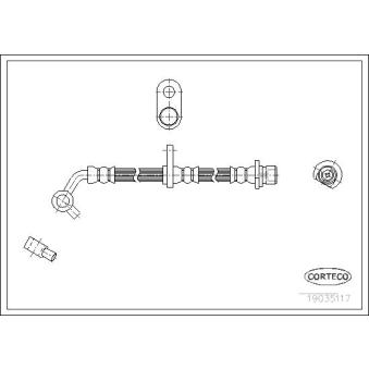Flexible de frein CORTECO OEM 01466SJF010