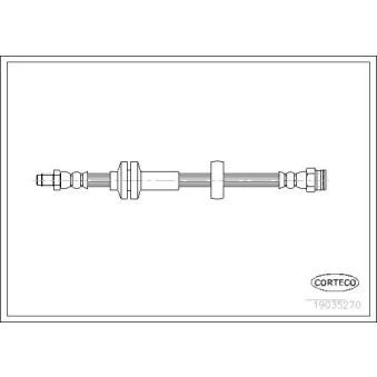 Flexible de frein CORTECO OEM 51725095