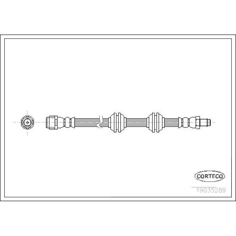 Flexible de frein CORTECO 19035289 - Visuel 2