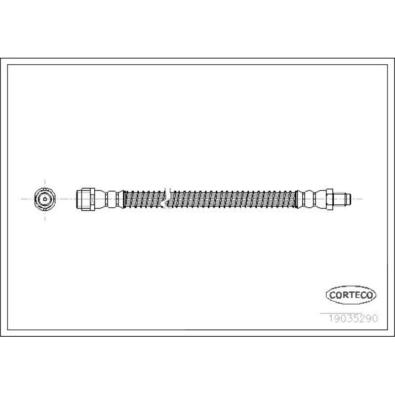 Flexible de frein CORTECO 19035290 - Visuel 2