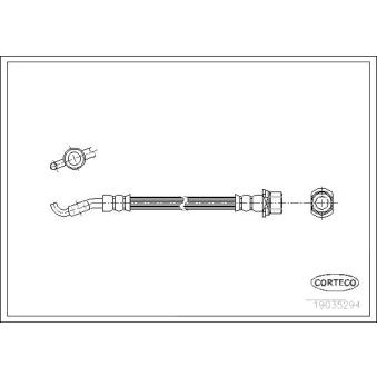 Flexible de frein arrière gauche CORTECO OEM 9094702E85 Flexible de frein arrière gauche CORTECO OEM 9094702E85