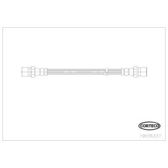 Flexible de frein CORTECO 19036337