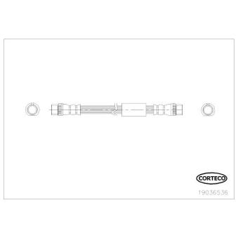 Flexible de frein CORTECO OEM 1401070480