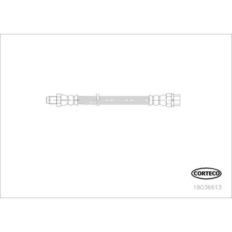 Flexible de frein CORTECO 19036613 - Visuel 2