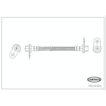 Flexible de frein CORTECO OEM MN116235