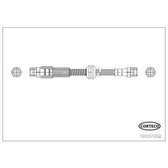 Flexible de frein CORTECO OEM 2K5611775G