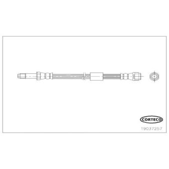 Flexible de frein CORTECO OEM A6394281035 Flexible de frein CORTECO OEM A6394281035