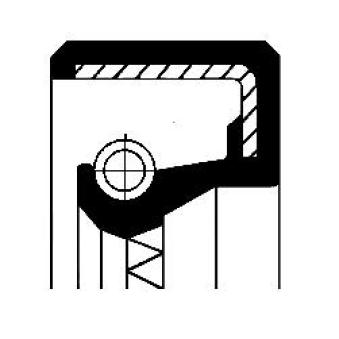 Bague d'étanchéité, différentiel CORTECO [20018033B]