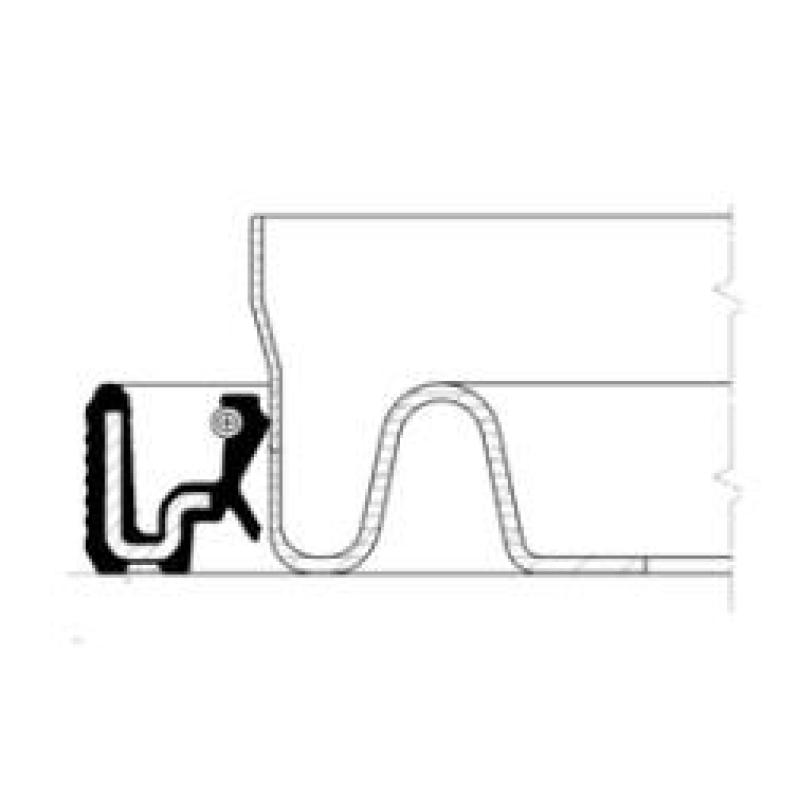 Bague d'étanchéité, vilebrequin CORTECO 20034275B - Visuel 2