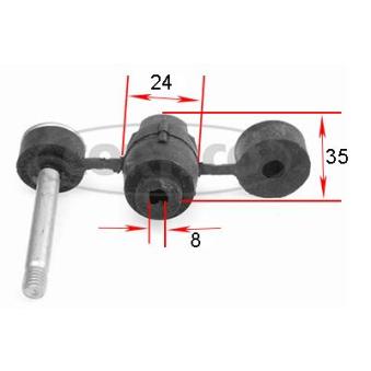 Suspension, stabilisateur CORTECO OEM 7700847382