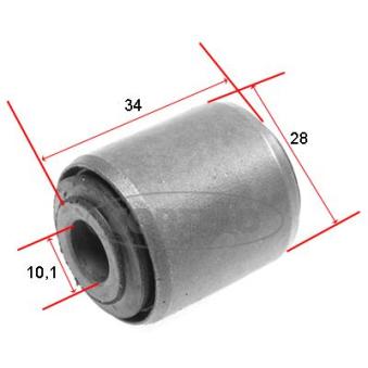 Silent bloc de suspension (train avant) CORTECO 21652772 pour LADA NIVA 1.1 E - 50cv