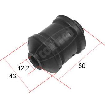 Silent bloc de suspension (train avant) CORTECO 21652924 pour FORD TRANSIT 1.4 - 60cv