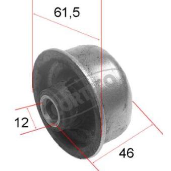 Silent bloc de suspension (train avant) CORTECO 21652972 pour CITROEN C1 1.6 i - 95cv