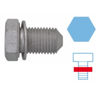 Vis-bouchon, carter d'huile CORTECO 220125S pour AUDI A6 1.0 TSI - 110cv