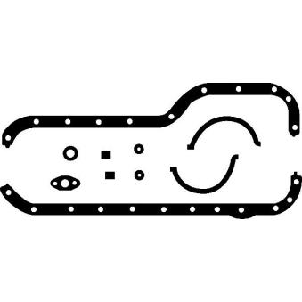 Joint d'étanchéité, carter d'huile CORTECO 423938P pour RENAULT R25 1.8 - 80cv