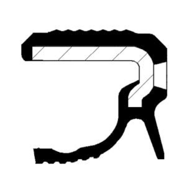 Bague d'étanchéité, vilebrequin CORTECO 49141927 - Visuel 2