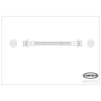Flexible de frein CORTECO 49372173