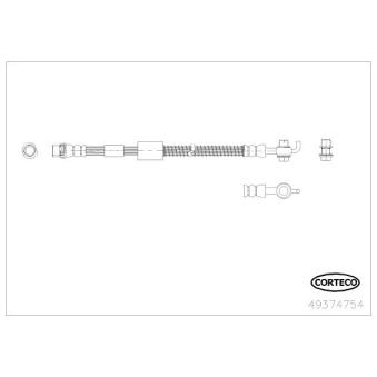 Flexible de frein avant droit CORTECO OEM 4806N1