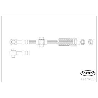 Flexible de frein CORTECO OEM 13327441