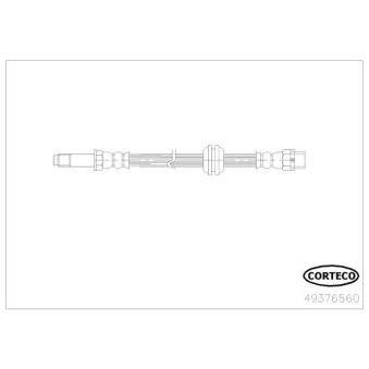 Flexible de frein CORTECO OEM 34306752400 Flexible de frein CORTECO OEM 34306752400