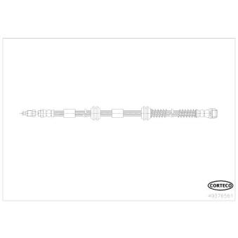 Flexible de frein CORTECO OEM 95535513930 Flexible de frein CORTECO OEM 95535513930