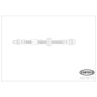 Flexible de frein CORTECO OEM 34306793611