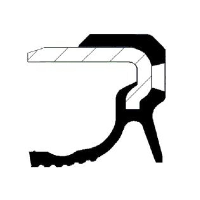 Bague d'étanchéité, vilebrequin CORTECO 49381130 - Visuel 2