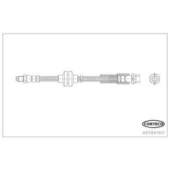 Flexible de frein CORTECO OEM 31317913