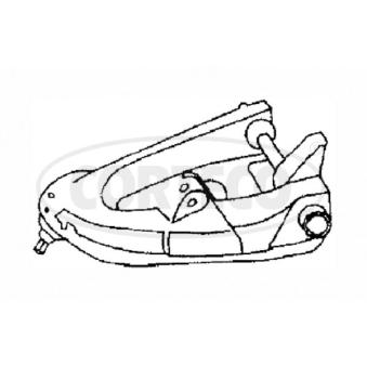 Triangle ou bras de suspension (train avant) CORTECO 49397183