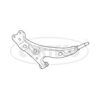 Triangle ou bras de suspension (train avant) CORTECO 49397500 pour MAZDA CX-5 1.8 16V 4WD - 110cv