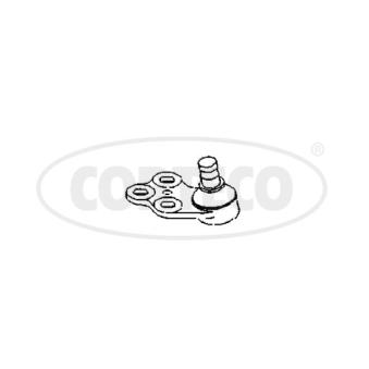 Rotule de suspension avant gauche CORTECO OEM 893407365E