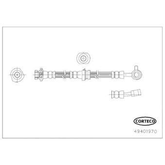 Flexible de frein CORTECO OEM 462101KK0A