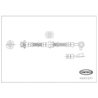 Flexible de frein CORTECO OEM 462111KK0A