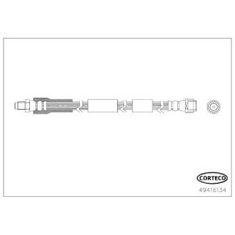 Flexible de frein CORTECO OEM A2054200248