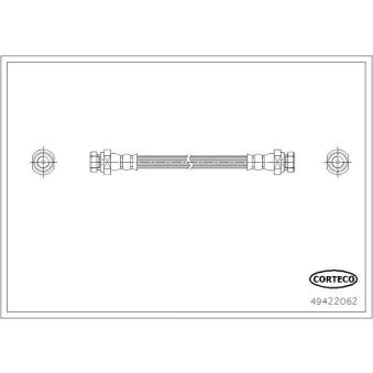 Flexible de frein CORTECO OEM MN102554 Flexible de frein CORTECO OEM MN102554