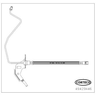 Flexible de frein CORTECO OEM 13116133 Flexible de frein CORTECO OEM 13116133