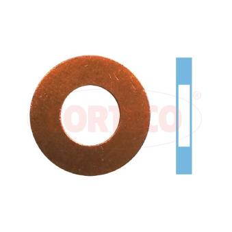 Bague d'étanchéité, porte-injecteur CORTECO 49430776 pour CITROEN C6 2.7 HDI - 204cv