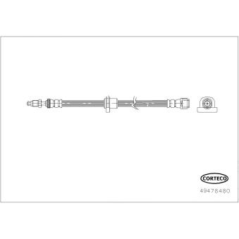 Flexible de frein CORTECO [49478480]