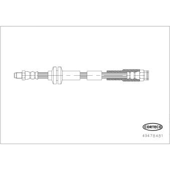 Flexible de frein CORTECO OEM 51859811 Flexible de frein CORTECO OEM 51859811