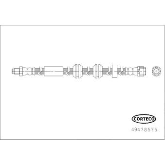 Flexible de frein CORTECO OEM 2534200148