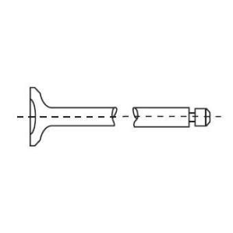 Soupape d'échappement CORTECO 554036B