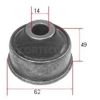 Silent bloc de suspension (train avant) CORTECO 80000099 pour RENAULT R21 1.2 THP 110 - 110cv
