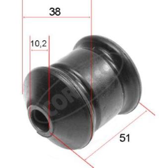 Silent bloc de suspension (train avant) CORTECO 80000469 pour CUPRA LEON 1.6 - 79cv