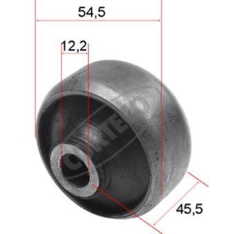 Silent bloc de suspension (train avant) CORTECO 80000476 pour LANCIA PRISMA 1.6 i - 90cv