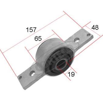 Silent bloc de suspension (train avant) CORTECO 80000483 pour VOLKSWAGEN PASSAT 3.0 - 228cv