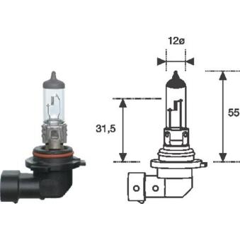 Ampoule, projecteur longue portée MAGNETI MARELLI [002577300000]