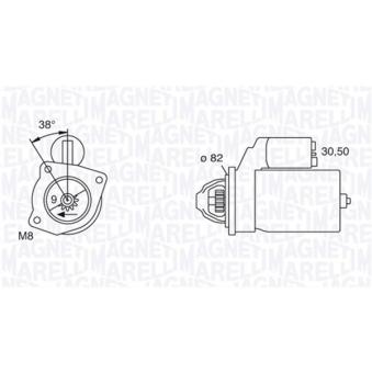 Démarreur MAGNETI MARELLI OEM 71789529 Démarreur MAGNETI MARELLI OEM 71789529